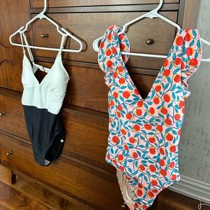 Summersalt swimsuits size 4 long torso - worn once each!